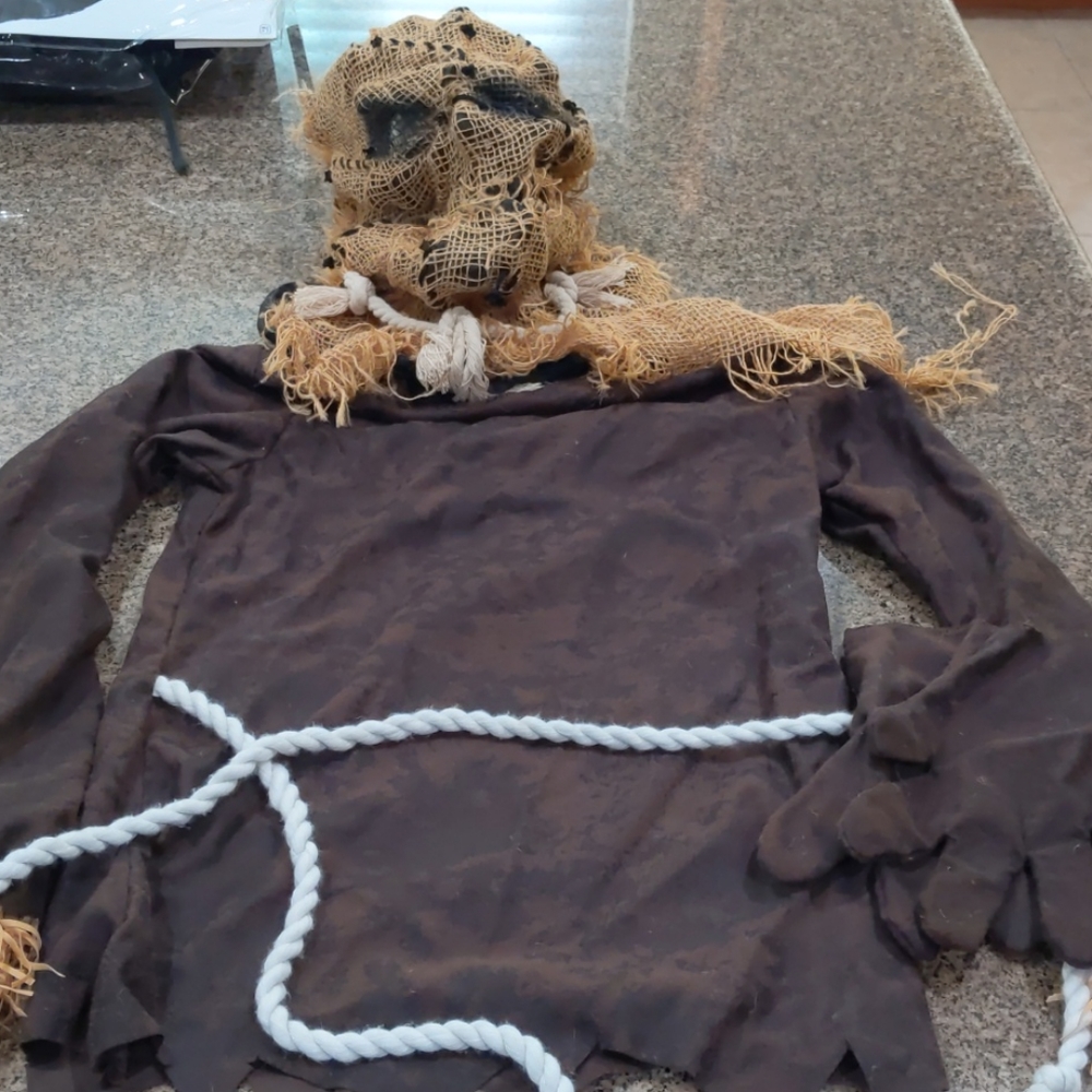 Boys scary scarecrow halloween costume